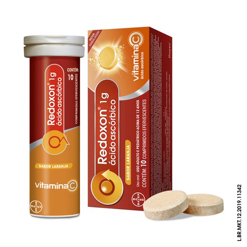 Vitamina C Efervescente GONUTRI C/ 10 Unidades - Drogaria Rosário